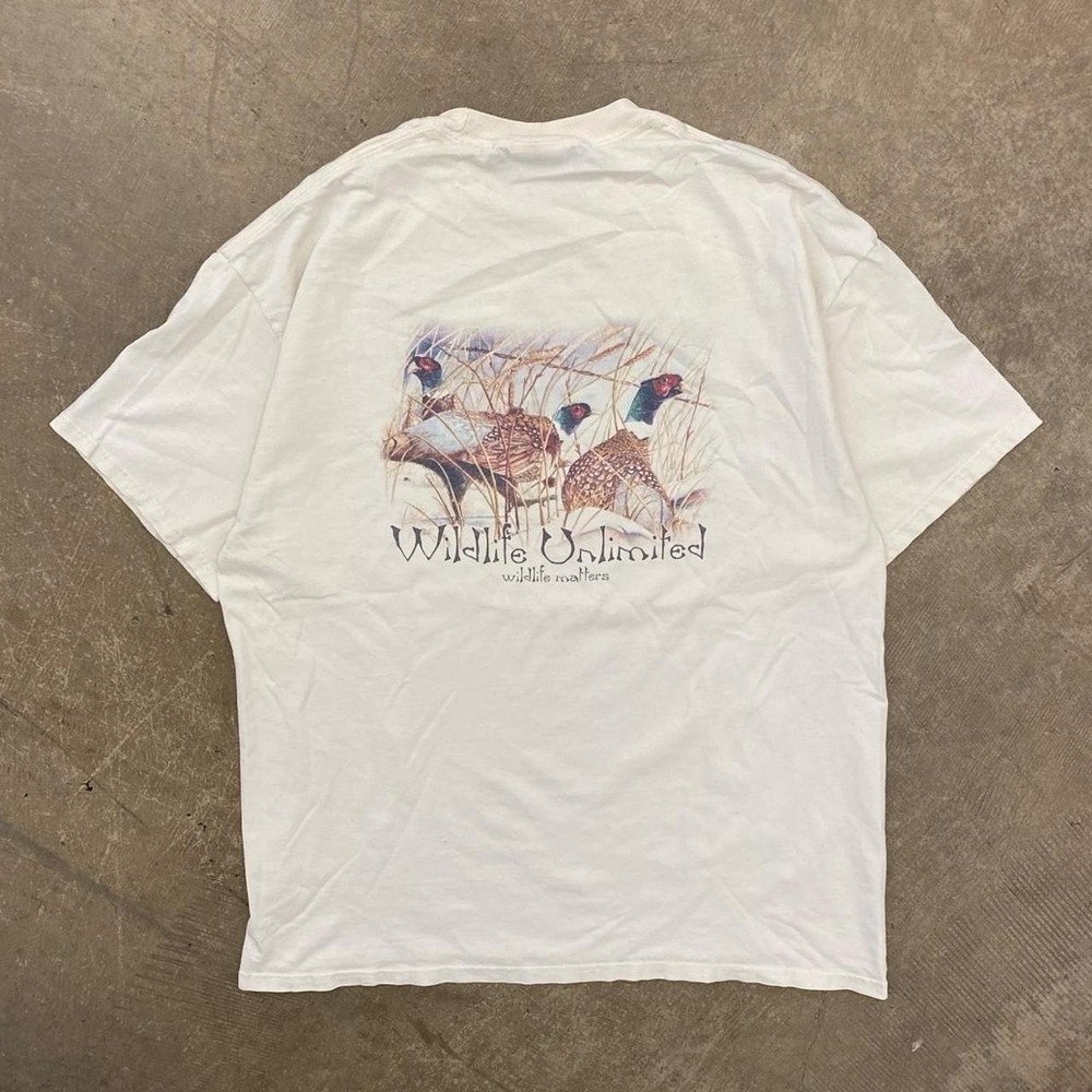 Vintage Wildlife Unlimited Ducks Hunting Nature Outdoors 2000s T-Shirt Size XL - Picture 1 of 8